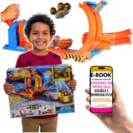 Zabawki konstrukcyjne - HOT WHEELS DLA CHŁOPCA MONSTER TRUCKS Pętla Skok po Trofeum + Bigfoot PREZENT ŚWIĄTECZNY DLA CHŁOPCA SYNA WNUCZKA + EBOOK-3 - miniaturka - grafika 1