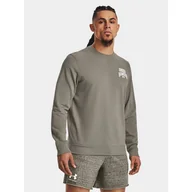 Bluzy męskie - Bluza fitness męska UNDER ARMOUR Rival Terry Graphic Crew - miniaturka - grafika 1