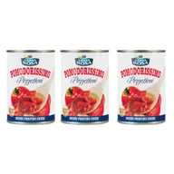 Koncentraty warzywne, przeciery - Włoskie pomidory krojone - Santa Rosa trójpak - miniaturka - grafika 1