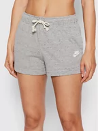 Spodenki damskie - Nike Szorty sportowe Sportswear Gym Vintage DM6392 Szary Regular Fit - miniaturka - grafika 1