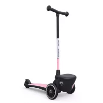 Scootandride Scoot and Ride Highwaykick 2 Lifestyle Hulajnoga trójkołowa balansowa ze świecącymi kółkami i odblaskową kierownicą Reflective Rose 2+ 3965286 - Hulajnogi - miniaturka - grafika 1