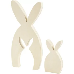Creativ Company A S Zajączki ze sklejki - Decoupage - miniaturka - grafika 1