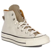 Trampki damskie - Converse All Star Trampki damskie na platformie wysokie Desert Sand-39 - miniaturka - grafika 1