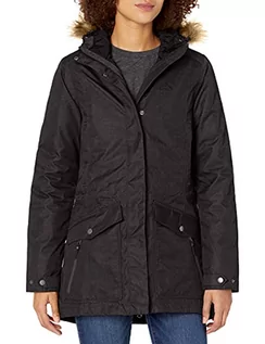 Kurtki damskie - Jack Wolfskin Coastal Range parka Black, czarny, l 1107713-6000004 - grafika 1