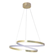 Lampy sufitowe - Lampa wisząca Zefira złota LED Sanico - miniaturka - grafika 1