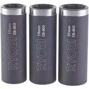 RYOBI Nasadki udarowe 3 elementy 1/2" - Klucze i nasadki - miniaturka - grafika 1