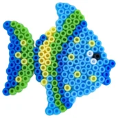 Prace ręczne dla dzieci - Koraliki do Prasowania Szablon Wzór Rybka Zestaw - miniaturka - grafika 1