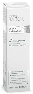 Babor DOCTOR BABOR CLEANFORMANCE Clay Multi-Cleanser, do czyszczenia i maski w jednym, głębokie oczyszczanie porów, przeciw zanieczyszczeniom, 1 x 50 ml - Maseczki do twarzy - miniaturka - grafika 2