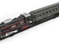 Kolejki i akcesoria - Elektryczna Kolejka - Parowóz + Wagony Pasażerskie - miniaturka - grafika 1