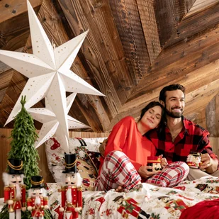 Gwiazda Galla Ażurowa Biała Z Ledem Homla - Ozdoby bożonarodzeniowe - miniaturka - grafika 1