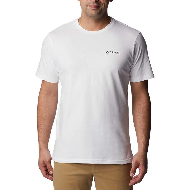 Koszulka męska Columbia NORTH CASCADES biała 1834041118 r XXL
