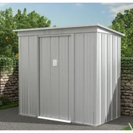 Altany ogrodowe - Szopa ogrodowa ze stali galwanizowanej w kolorze szarym ACAMAR - 2.32m² - miniaturka - grafika 1