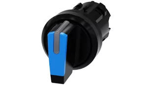 Siemens Przełącznik z możliwością podśw 22mm okrągły tworzywo czarny/niebieski kr pióro 3 poz i-o-ii 3SU1002-2BL50-0AA0 3SU1002-2BL50-0AA0 - Inne akcesoria elektryczne - miniaturka - grafika 1