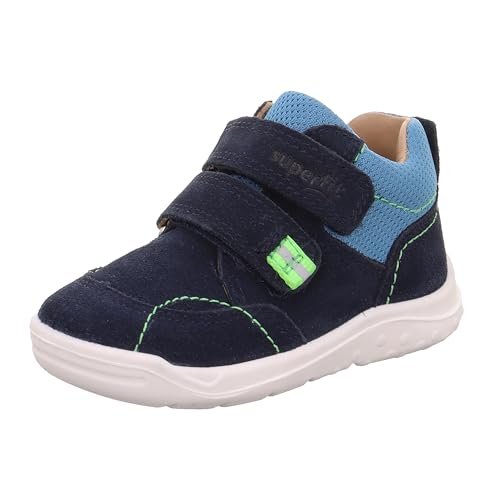 Superfit Whaley sneakersy chłopięce, Niebieski jasnoniebieski 8000, 22 EU szeroki