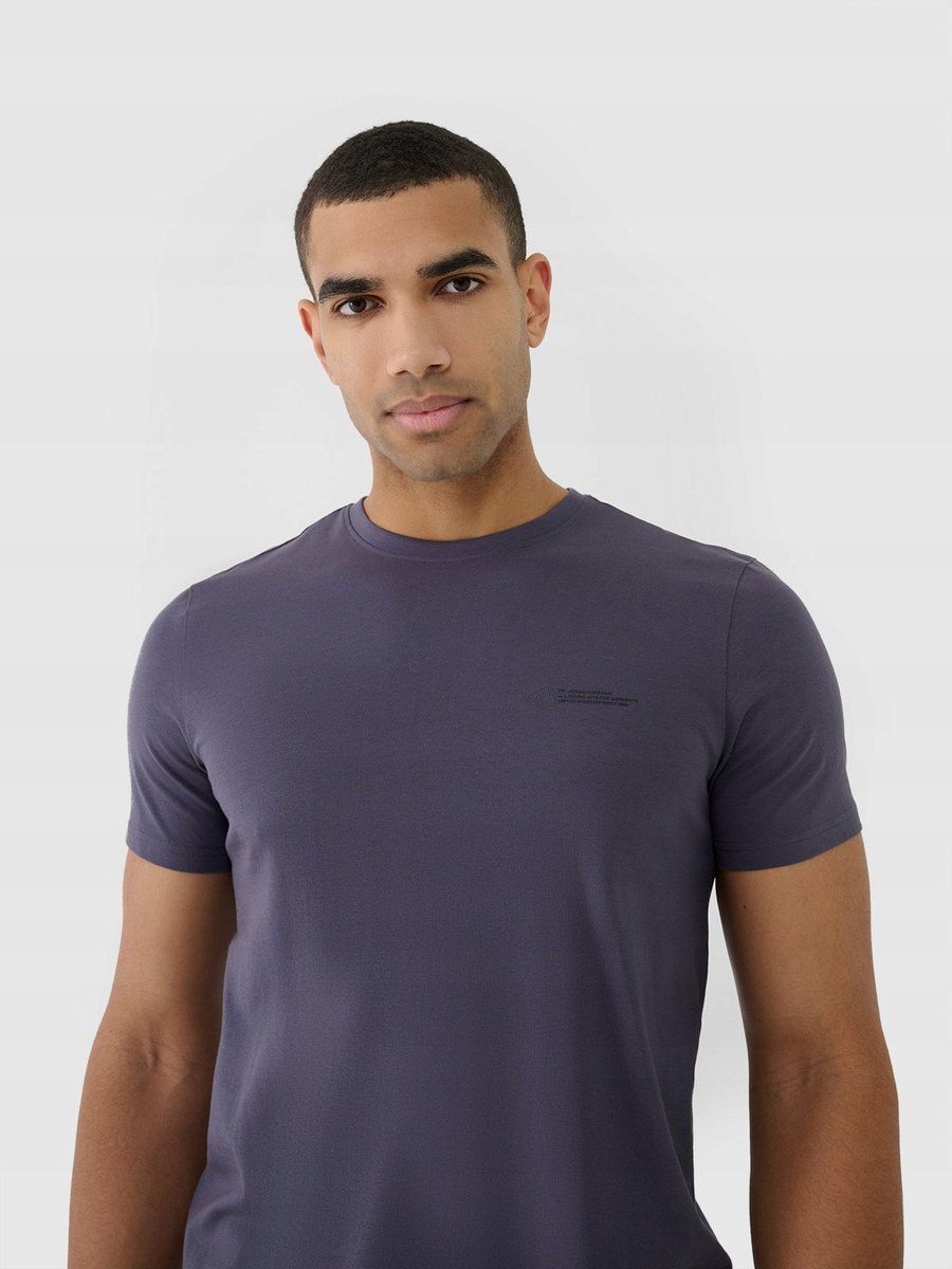 T-SHIRT MĘSKI 4F KOSZULKA BAWEŁNIANA SPORTOWA S M2003 SS25