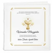 Albumy fotograficzne - Album na zdjęcia z nadrukiem dla dziewczynki na komunię - miniaturka - grafika 1