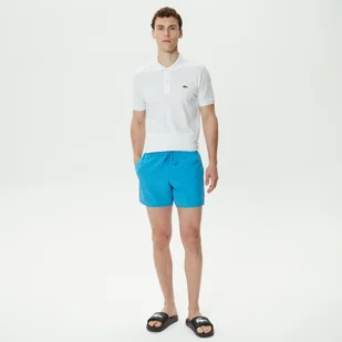 Lacoste męskie szorty kąpielowe z lekkiego materiału z technologią quick dry - Kąpielówki męskie - miniaturka - grafika 1