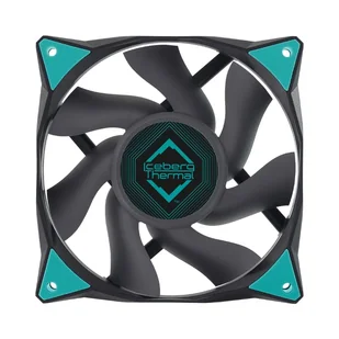 Iceberg Thermal IceGALE Obudowa komputera Wentylator 12 cm Czarny 1 szt. - Tuning komputera - akcesoria - miniaturka - grafika 1