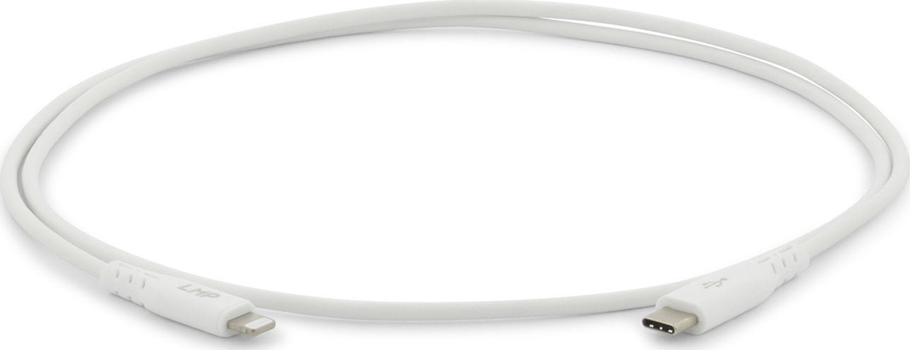 Kabel USB LMP USB-C to Lightning cable, Charge & Sync, MFI certified, 1m, White