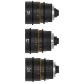 Obiektywy - Venus Optics Zestaw obiektywów Laowa Nanomorph 27 mm, 35 mm, 50 mm S35 Amber do Arri PL / Canon EF - miniaturka - grafika 1