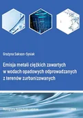 Technika - Emisja metali ciężkich zawartych w wodach opadowych odprowadzanych z terenów zurbanizowanych - miniaturka - grafika 1