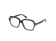 Okulary korekcyjne, oprawki, szkła - Dioptrie szkieł Tom Ford FT5908-B/V 001 - miniaturka - grafika 1