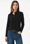 Bluzki damskie - Longsleeve polo L-TOPAZ - miniaturka - grafika 1