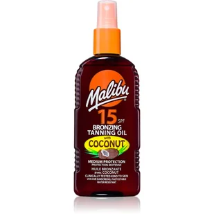 MALIBU Bronzing Tanning Oil Argan Oil Preparat do opalania ciała W 200 ml e5025135119248 - Balsamy i kremy do opalania - miniaturka - grafika 1