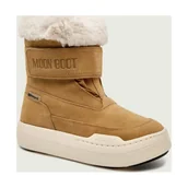 Buty dla dziewczynek - Moon Boot Śniegowce JR PARK STRAP |zamsz | shearling - miniaturka - grafika 1