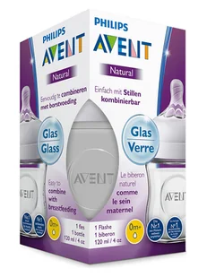 Philips Avent Butelka "Natural" - 120 ml - Butelki dla niemowląt - miniaturka - grafika 1