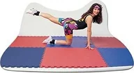 Maty do ćwiczeń - Mata Puzzle Czerwono-Niebieska 100 x 100 x 2 cm - miniaturka - grafika 1