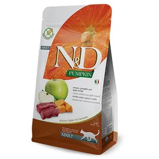 Farmina N&D Pumpkin Adult Vension&Apple 5 kg - Sucha karma dla kotów - miniaturka - grafika 1