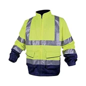 Odzież robocza - Delta Plus Ostrzegawcza bluza robocza z poliestru i bawełny kolor pomarańczowo-granatowy rozmiar 3XL PHVE2OM3X PHVE2OM3X - miniaturka - grafika 1