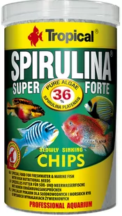Tropical Super Spirulina Forte chips 250ml/130g - Pokarm dla ryb - miniaturka - grafika 1