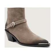 Botki damskie - Coccinelle Kowbojki Connie | zamsz - miniaturka - grafika 1