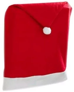 Fotel biurowy, krzesło biurowe Pokrowiec na krzesło Czapka Mikołaja na święta Bożego Narodzenia - 1 szt. - Fotele i krzesła biurowe - miniaturka - grafika 3