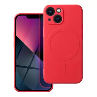 OEM Futerał Silicone Mag Cover Do Iphone 13 Mini Czerwony - Etui i futerały do telefonów - miniaturka - grafika 1