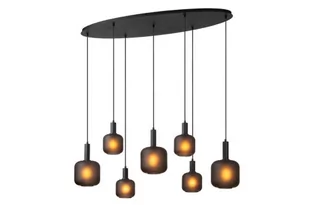 Eloise lampa wisząca 7xE27 czarna 45405/07/30 - Lampy sufitowe - miniaturka - grafika 1