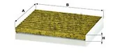 Filtry kabinowe - Filtr, wentylacja przestrzeni pasażerskiej Mann-filter FP 24 004 - miniaturka - grafika 1