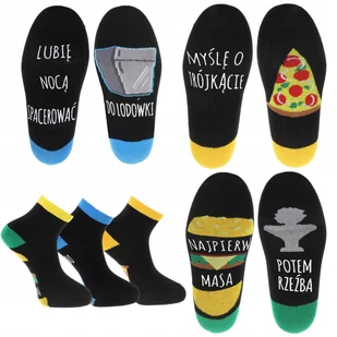 Śmieszne SKARPETY SKARPETKI Socks 3 Pary Moraj r. 39-42 - Skarpetki męskie - miniaturka - grafika 1