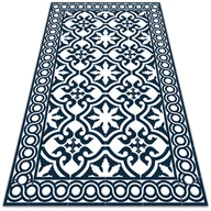 Dywany zewnętrzne - Dywan ogrodowy piękny wzór Portugalski kafel 100x150 cm - miniaturka - grafika 1
