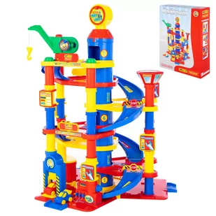Polesie Wader 7-cz. parking do zabawy, 7-poziomowy, 77x71x95 cm, PP - Figurki dla dzieci - miniaturka - grafika 1