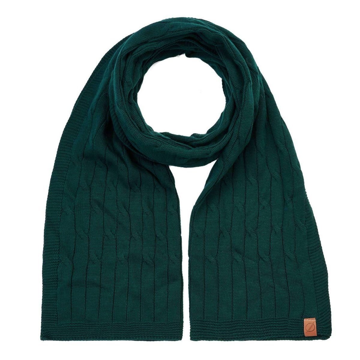 Zielony szalik damski brødrene s10