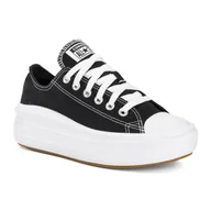 Trampki damskie - Trampki damskie Converse Chuck Taylor All Star Move Canvas Platform Ox black/white/white 39 EU - miniaturka - grafika 1