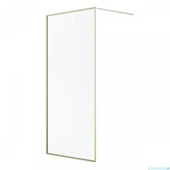 Kabiny prysznicowe - Radaway Modo F II Brushed Gold kabina Walk-in 55x201cm Szczotkowane Złoto szkło przejrzyste 10409055-99-01 - miniaturka - grafika 1