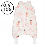 Śpiworki dla dzieci - LETNI Śpiworek z nogawkami 56-68 XS 0,5 TOG BAWEŁNA 100% PRODUKT POLSKI - miniaturka - grafika 1