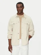 Koszule męskie - Michael Kors Koszula CR5900PBK8 Écru Regular Fit - miniaturka - grafika 1