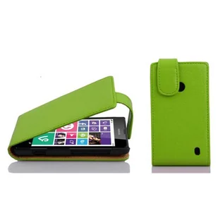 Nokia Cadorabo - Flip Style Hülle für Lumia 630 / 635 - Case Cover Schutzhülle Etui Tasche in APFEL-GRÜN - Etui i futerały do telefonów - miniaturka - grafika 1