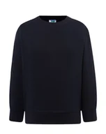 Bluzy dla dziewczynek - Bluza dziecięca robocza granatowa roz. 9/11 - miniaturka - grafika 1