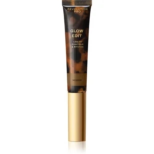 Revolution Pro Glow Edit Cream Contour & Bronze Korektor 15 ml Odcień Medium - Korektory do twarzy - miniaturka - grafika 1